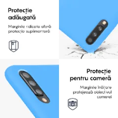 Husa Samsung Galaxy A50 Casey Studios Premium Soft Silicone Cadet Blue