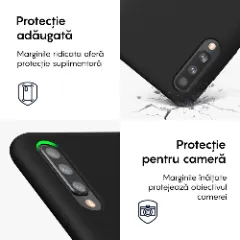 Husa Samsung Galaxy A50 Casey Studios Premium Soft Silicone Negru