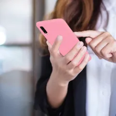 Husa Samsung Galaxy A50 Casey Studios Premium Soft Silicone Roz