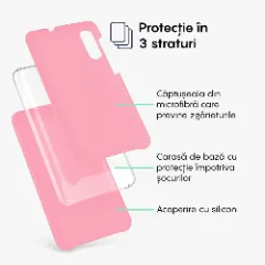 Husa Samsung Galaxy A50 Casey Studios Premium Soft Silicone Roz