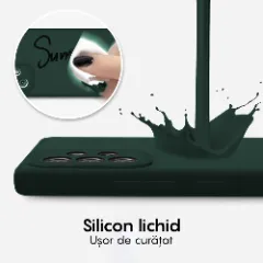 Husa Samsung Galaxy A52 4G/A52 5G/A52S 5G Casey Studios Premium Soft Silicone Webster Green