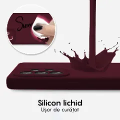 Husa Samsung Galaxy A52 4G/A52 5G/A52S 5G Casey Studios Premium Soft Silicone Burgundy
