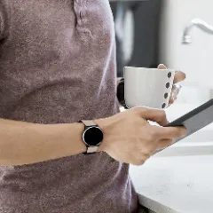 Curea Silicon Samsung Galaxy Watch Ultra Silicone Casey Studios Pink Sand