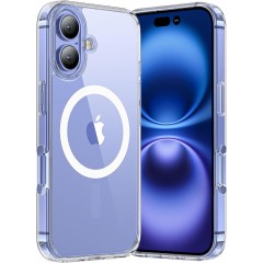 Husa MagSafe pentru iPhone 16, CASEY STUDIOS, de Protectie, Slim, pentru Incarcare Wireless, Margini Ridicate pentru Protectia Ecranului si a Camerelor