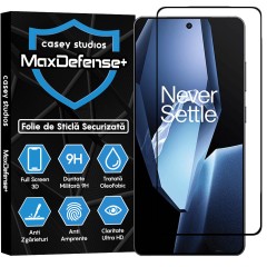 Folie Sticla CASEY STUDIOS pentru OnePlus Ace 5, Full Glue, Sticla Securizata, Duritate Militara, Ultra HD, Protectie Profesionala Ecran 3D, Anti Zgarieturi, Anti Socuri