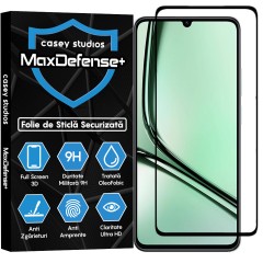 Folie Sticla CASEY STUDIOS pentru Realme Note 60x, Full Glue, Sticla Securizata, Duritate Militara, Ultra HD, Protectie Profesionala Ecran 3D, Anti Zgarieturi, Anti Socuri