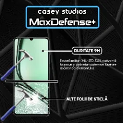 Folie Sticla CASEY STUDIOS pentru Realme Note 60x, Full Glue, Sticla Securizata, Duritate Militara, Ultra HD, Protectie Profesionala Ecran 3D, Anti Zgarieturi, Anti Socuri Transparent
