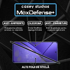 Folie Sticla CASEY STUDIOS pentru Realme Neo7, Full Glue, Sticla Securizata, Duritate Militara, Ultra HD, Protectie Profesionala Ecran 3D, Anti Zgarieturi, Anti Socuri Transparent
