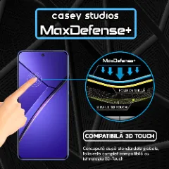 Folie Sticla CASEY STUDIOS pentru Realme Neo7, Full Glue, Sticla Securizata, Duritate Militara, Ultra HD, Protectie Profesionala Ecran 3D, Anti Zgarieturi, Anti Socuri Transparent