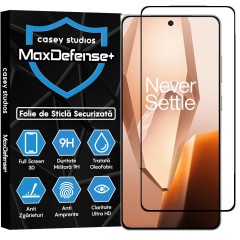 Folie Sticla CASEY STUDIOS pentru Realme 14x, Full Glue, Sticla Securizata, Duritate Militara, Ultra HD, Protectie Profesionala Ecran 3D, Anti Zgarieturi, Anti Socuri