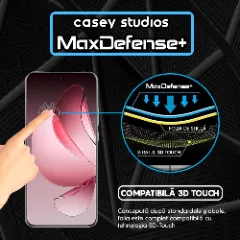 Folie Sticla CASEY STUDIOS pentru Oppo Reno13 Pro, Full Glue, Sticla Securizata, Duritate Militara, Ultra HD, Protectie Profesionala Ecran 3D, Anti Zgarieturi, Anti Socuri Transparent