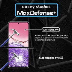 Folie Sticla CASEY STUDIOS pentru Oppo A5 Pro, Full Glue, Sticla Securizata, Duritate Militara, Ultra HD, Protectie Profesionala Ecran 3D, Anti Zgarieturi, Anti Socuri Transparent
