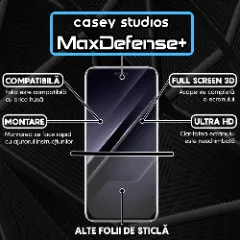 Folie Sticla CASEY STUDIOS pentru Honor Magic7 RSR Porsche Design, Full Glue, Sticla Securizata, Duritate Militara, Ultra HD, Protectie Profesionala Ecran 3D, Anti Zgarieturi, Anti Socuri Transparent