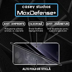 Folie Sticla CASEY STUDIOS pentru Honor Magic7 RSR Porsche Design, Full Glue, Sticla Securizata, Duritate Militara, Ultra HD, Protectie Profesionala Ecran 3D, Anti Zgarieturi, Anti Socuri Transparent