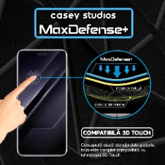 Folie Sticla CASEY STUDIOS pentru Honor Magic7 RSR Porsche Design, Full Glue, Sticla Securizata, Duritate Militara, Ultra HD, Protectie Profesionala Ecran 3D, Anti Zgarieturi, Anti Socuri Transparent