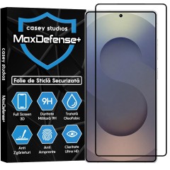 Folie Sticla CASEY STUDIOS pentru Xiaomi Poco C75 5G, Full Glue, Sticla Securizata, Duritate Militara, Ultra HD, Protectie Profesionala Ecran 3D, Anti Zgarieturi, Anti Socuri
