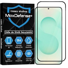 Folie Sticla CASEY STUDIOS pentru Xiaomi Poco M7 Pro 5G, Full Glue, Sticla Securizata, Duritate Militara, Ultra HD, Protectie Profesionala Ecran 3D, Anti Zgarieturi, Anti Socuri