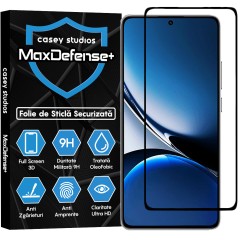 Folie Sticla CASEY STUDIOS pentru Xiaomi Redmi Turbo 4, Full Glue, Sticla Securizata, Duritate Militara, Ultra HD, Protectie Profesionala Ecran 3D, Anti Zgarieturi, Anti Socuri