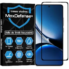 Folie Sticla CASEY STUDIOS pentru Xiaomi Redmi Turbo 4, Full Glue, Sticla Securizata, Duritate Militara, Ultra HD, Protectie Profesionala Ecran 3D, Anti Zgarieturi, Anti Socuri Transparent