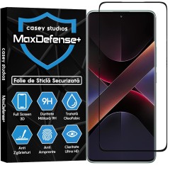 Folie Sticla CASEY STUDIOS pentru Xiaomi Poco X7, Full Glue, Sticla Securizata, Duritate Militara, Ultra HD, Protectie Profesionala Ecran 3D, Anti Zgarieturi, Anti Socuri