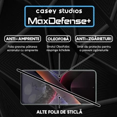 Folie Sticla CASEY STUDIOS pentru Xiaomi Poco X7, Full Glue, Sticla Securizata, Duritate Militara, Ultra HD, Protectie Profesionala Ecran 3D, Anti Zgarieturi, Anti Socuri Transparent