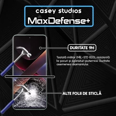 Folie Sticla CASEY STUDIOS pentru Xiaomi Poco X7, Full Glue, Sticla Securizata, Duritate Militara, Ultra HD, Protectie Profesionala Ecran 3D, Anti Zgarieturi, Anti Socuri Transparent