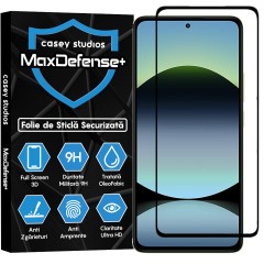 Folie Sticla CASEY STUDIOS pentru Xiaomi Redmi Note 14 4G, Full Glue, Sticla Securizata, Duritate Militara, Ultra HD, Protectie Profesionala Ecran 3D, Anti Zgarieturi, Anti Socuri