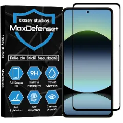 Folie Sticla CASEY STUDIOS pentru Xiaomi Redmi Note 14 4G, Full Glue, Sticla Securizata, Duritate Militara, Ultra HD, Protectie Profesionala Ecran 3D, Anti Zgarieturi, Anti Socuri Transparent