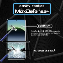 Folie Sticla CASEY STUDIOS pentru Xiaomi Redmi Note 14 4G, Full Glue, Sticla Securizata, Duritate Militara, Ultra HD, Protectie Profesionala Ecran 3D, Anti Zgarieturi, Anti Socuri Transparent