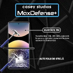 Folie Sticla CASEY STUDIOS pentru Xiaomi Redmi Note 14 Pro 4G, Full Glue, Sticla Securizata, Duritate Militara, Ultra HD, Protectie Profesionala Ecran 3D, Anti Zgarieturi, Anti Socuri Transparent