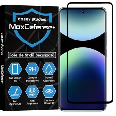 Folie Sticla CASEY STUDIOS pentru Samsung Galaxy S25, Full Glue, Sticla Securizata, Duritate Militara, Ultra HD, Protectie Profesionala Ecran 3D, Anti Zgarieturi, Anti Socuri