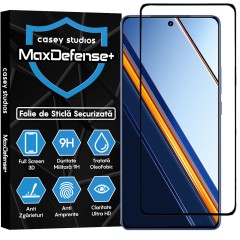 Folie Sticla CASEY STUDIOS pentru Realme Neo7 SE, Full Glue, Sticla Securizata, Duritate Militara, Ultra HD, Protectie Profesionala Ecran 3D, Anti Zgarieturi, Anti Socuri, Margini negre
