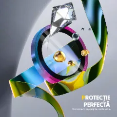 Folie Protectie Lentile Camera pentru Apple iPhone 16 / Apple iPhone 16 Plus, CASEY STUDIOS™ MaxDefense+, Ultra HD, Protectie Profesionala Camere 3D, Anti Amprente, Anti Zgarieturi, Anti Socuri Curcubeu