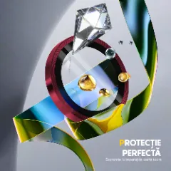 Folie Protectie Lentile Camera pentru Apple iPhone 16 / Apple iPhone 16 Plus, CASEY STUDIOS™ MaxDefense+, Ultra HD, Protectie Profesionala Camere 3D, Anti Amprente, Anti Zgarieturi, Anti Socuri Rosu
