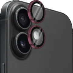 Folie Protectie Lentile Camera pentru Apple iPhone 16 / Apple iPhone 16 Plus, CASEY STUDIOS™ MaxDefense+, Ultra HD, Protectie Profesionala Camere 3D, Anti Amprente, Anti Zgarieturi, Anti Socuri Roz 