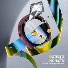 Folie Protectie Lentile Camera pentru Apple iPhone 16 / Apple iPhone 16 Plus, CASEY STUDIOS™ MaxDefense+, Ultra HD, Protectie Profesionala Camere 3D, Anti Amprente, Anti Zgarieturi, Anti Socuri Roz