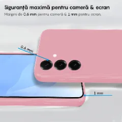 Husa CASEY STUDIOS compatibila cu Samsung Galaxy S25 Plus, Soft Silicone Premium, Microfibra in Interior, pentru Incarcare Wireless, Margini Ridicate pentru Protectia Ecranului si a Camerelor Roz
