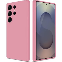 Husa CASEY STUDIOS compatibila cu Samsung Galaxy S25 Ultra, Soft Silicone Premium, Microfibra in Interior, pentru Incarcare Wireless, Margini Ridicate pentru Protectia Ecranului si a Camerelor