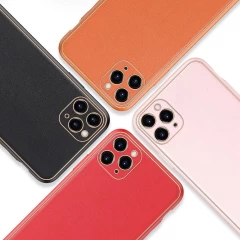 Husa iPhone 12 Pro Max Dux Ducis Yolo din TPU si PU leather - Rosu Rosu