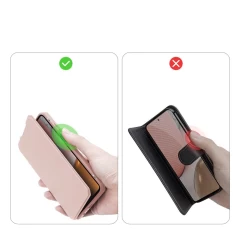 Husa Samsung Galaxy A72 4G Dux Ducis Skin X Bookcase - Roz Roz