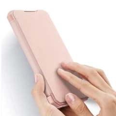 Husa Samsung Galaxy A72 4G Dux Ducis Skin X Bookcase - Roz Roz