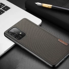 Husa Samsung Galaxy A32 5G Dux Ducis Fino cu Nylon - Negru Negru