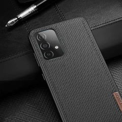 Husa Samsung Galaxy A32 5G Dux Ducis Fino cu Nylon - Gri Gri