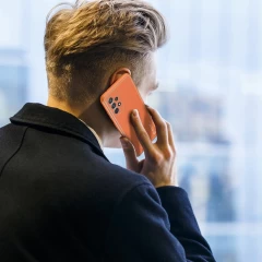 Husa Samsung Galaxy A72 4G Dux Ducis Yolo din TPU si PU leather - Portocaliu Portocaliu