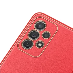 Husa Samsung Galaxy A72 4G Dux Ducis Yolo din TPU si PU leather - Rosu Rosu