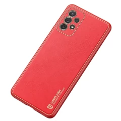 Husa Samsung Galaxy A72 4G Dux Ducis Yolo din TPU si PU leather - Rosu Rosu
