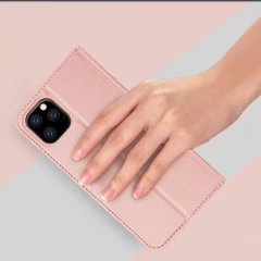 Husa iPhone 11 Pro Max Dux Ducis Skin Pro Bookcase - Rose Rose
