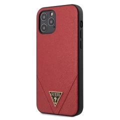 Husa iPhone 12 Pro Max Guess Saffiano - Rosu Rosu