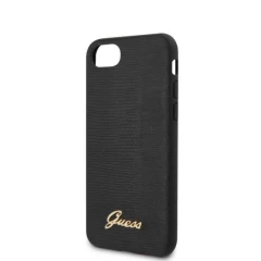 Husa iPhone 7/8/SE 2020 Guess Lizard Collection - Negru Negru