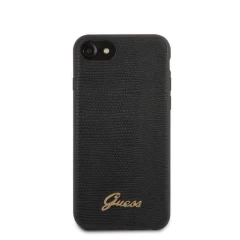 Husa iPhone 7/8/SE 2020 Guess Lizard Collection - Negru Negru